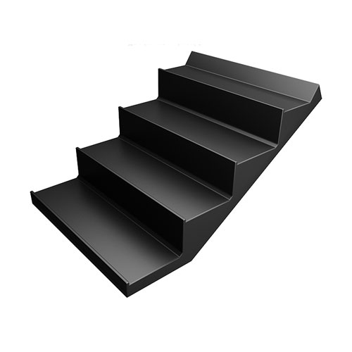 Four layer step center riser