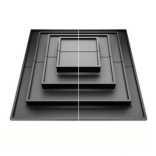 Supermarket step corner riser 